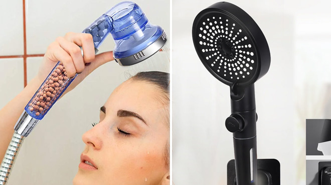 High Pressure Rainfall Shower Heads with Filter Beads and Six Spray Settings High Pressure Rainfall Shower Heads with Filter Beads and Six Spray Settings