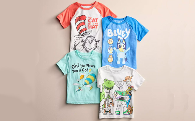 Jumping Beans Toddler Graphic Short Sleeve Tee Jumping Beans Toddler Graphic Short Sleeve Tee