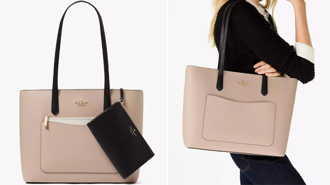 Kate Spade Outlet Staci Colorblock Leather Tote Set Kate Spade Outlet Staci Colorblock Leather Tote Set