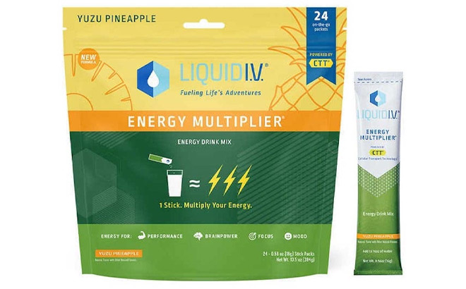 Liquid I V Energy Multiplier Pineapple 24 Pack Liquid I V Energy Multiplier Pineapple 24 Pack
