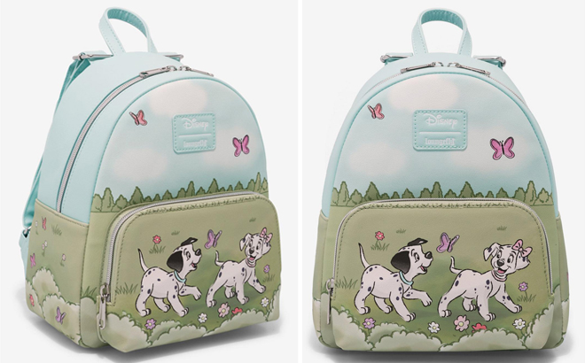 Loungefly Disney 101 Dalmatians Flower Field Mini Backpack Loungefly Disney 101 Dalmatians Flower Field Mini Backpack