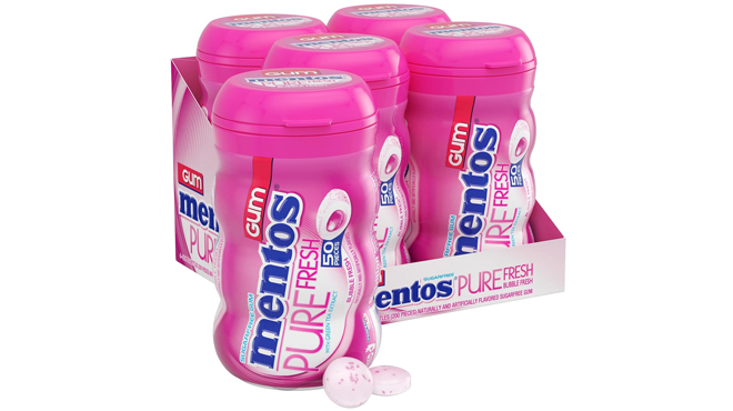 Mentos 4 Pack Chewing Gum Mentos 4 Pack Chewing Gum
