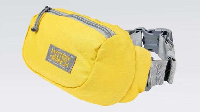 Mystery Ranch Forager Mini 1 2L Hip Pack in Lemon Color Mystery Ranch Forager Mini 1 2L Hip Pack in Lemon Color