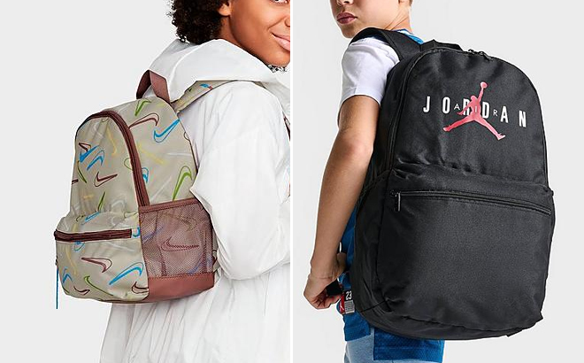 Nike Kids Brasilia JDI Mini Backpack and Kids Jordan Jumpman Backpack Nike Kids Brasilia JDI Mini Backpack and Kids Jordan Jumpman Backpack