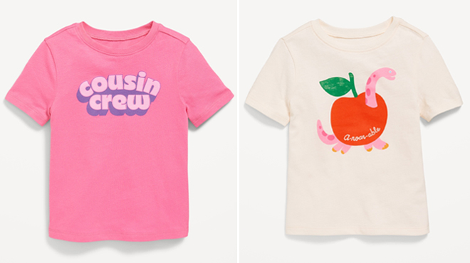 Old Navy Short Sleeve Toddler Girls Graphic T Shirts Old Navy Short Sleeve Toddler Girls Graphic T Shirts