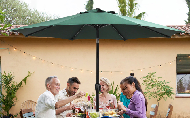 Patio Premier 9 Foot Round Tilt Market Patio Umbrella Patio Premier 9 Foot Round Tilt Market Patio Umbrella