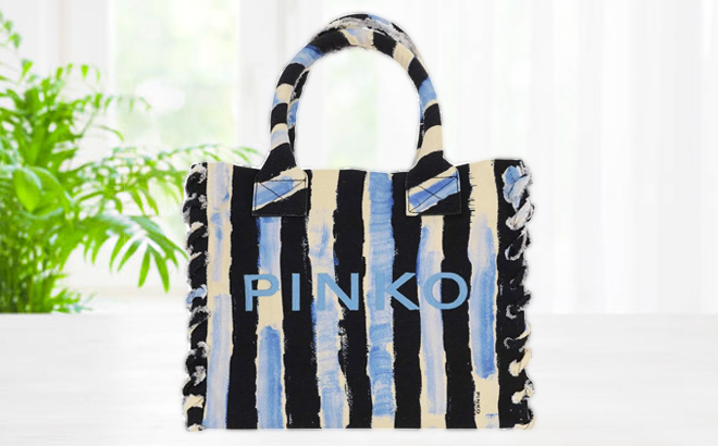 Pinko Printed Top Handle Bag