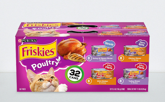 Purina 32 Pack Friskies Gravy Wet Cat Food Variety Pack Purina 32 Pack Friskies Gravy Wet Cat Food Variety Pack