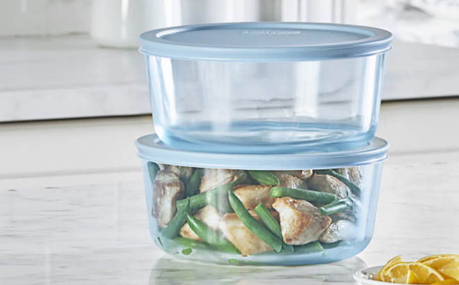 Pyrex Simply Store Tinted 6 Piece Round Storage Value Pack Pyrex Simply Store Tinted 6 Piece Round Storage Value Pack