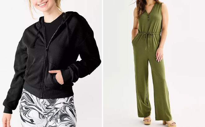 SO Juniors Favorite Full Zip Hoodie and Jumpsuit SO Juniors Favorite Full Zip Hoodie and Jumpsuit