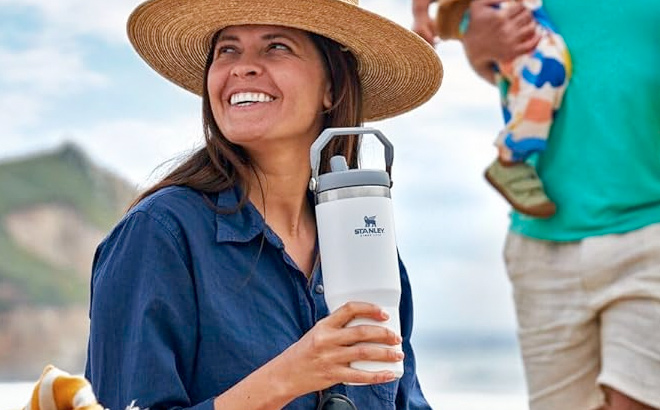 STANLEY IceFlow Stainless Steel Tumbler with Straw Vacuum Insulated Water Bottle STANLEY IceFlow Stainless Steel Tumbler with Straw Vacuum Insulated Water Bottle