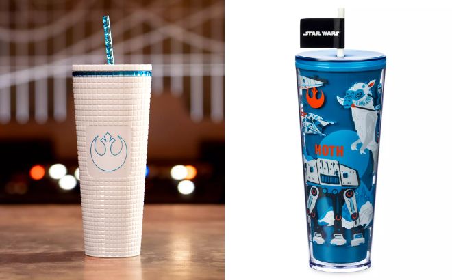 Star Wars Rebel Alliance Starbucks Tumbler and Star Wars Hoth Starbucks Tumbler Star Wars Rebel Alliance Starbucks Tumbler and Star Wars Hoth Starbucks Tumbler