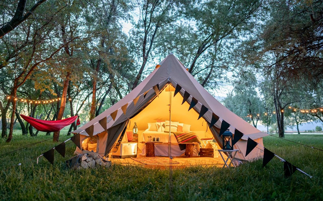 Teton Sports Sierra and Mesa Canvas Tent a Teton Sports Sierra and Mesa Canvas Tent a