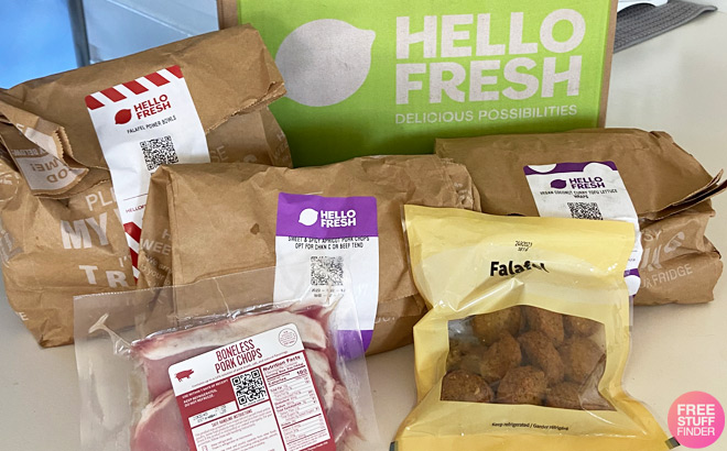 Unboxed Hello Fresh Box Unboxed Hello Fresh Box