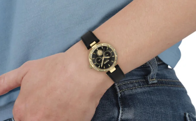 Versus Versace Sertie Crystal Strap Watch Versus Versace Sertie Crystal Strap Watch