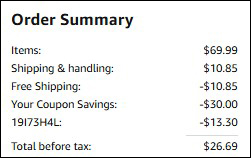 Washable Rug Order Summary Washable Rug Order Summary