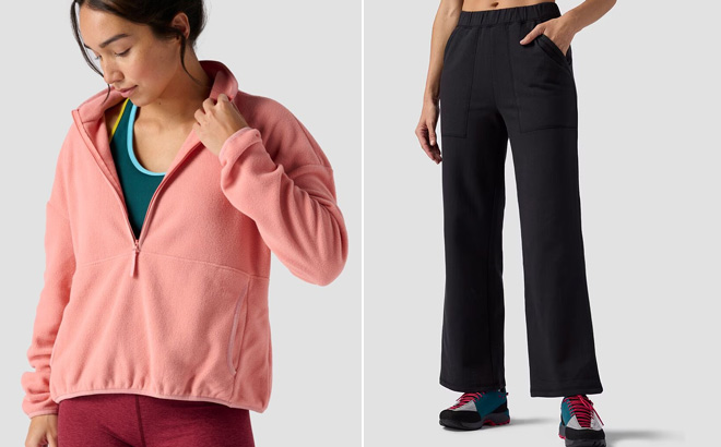 Zip Micro Fleece Sweatshirt Zip Micro Fleece Sweatshirt