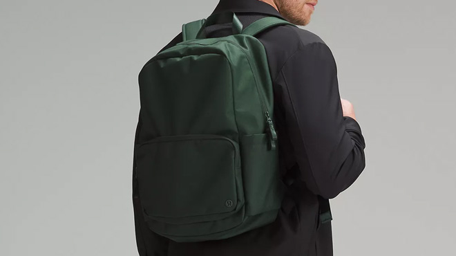 a Person with Lululemon Everywhere Backpack