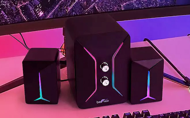beFree Sound Computer Gaming 2 1 Speaker System beFree Sound Computer Gaming 2 1 Speaker System