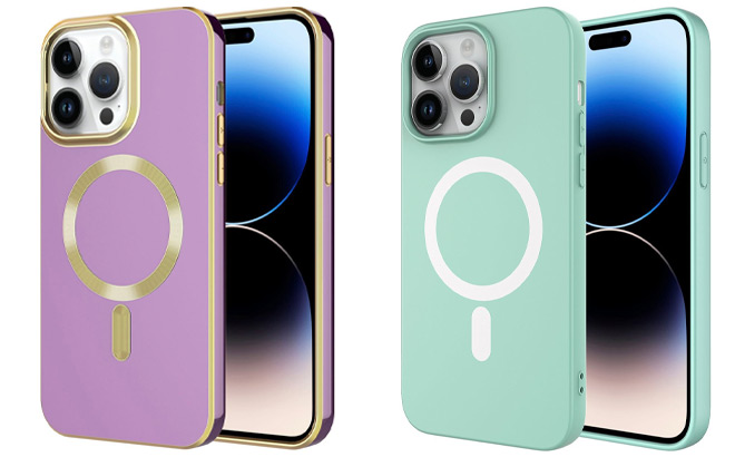 iPhone 14 Pro Max Gold Bumper MagSafe Soft Case iPhone 14 Pro Max Gold Bumper MagSafe Soft Case