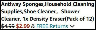 12 Pack Sponges Order Summary