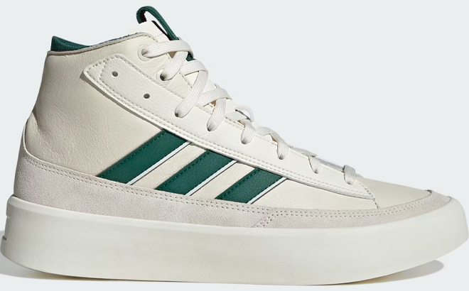 Adidas Znsored High Shoes in White and Green Adidas Znsored High Shoes in White and Green