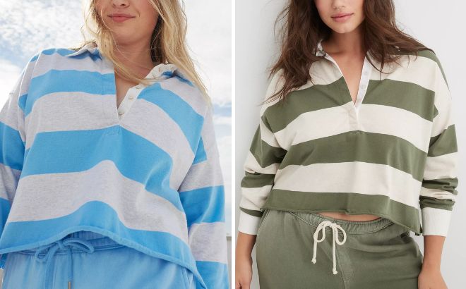 Aerie Sporty Prep Rugby Polo Aerie Sporty Prep Rugby Polo