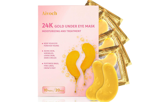 Aivoch Gold Under Eye Mask 20 Count Aivoch Gold Under Eye Mask 20 Count