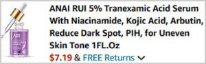 Anai Rui 5 Tranexamic Acid Serum Screenshot Anai Rui 5 Tranexamic Acid Serum Screenshot