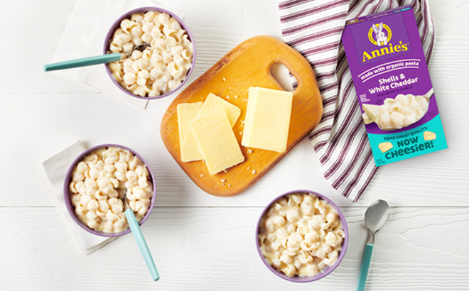 Annies cheesier Shells White Cheddar Annies cheesier Shells White Cheddar
