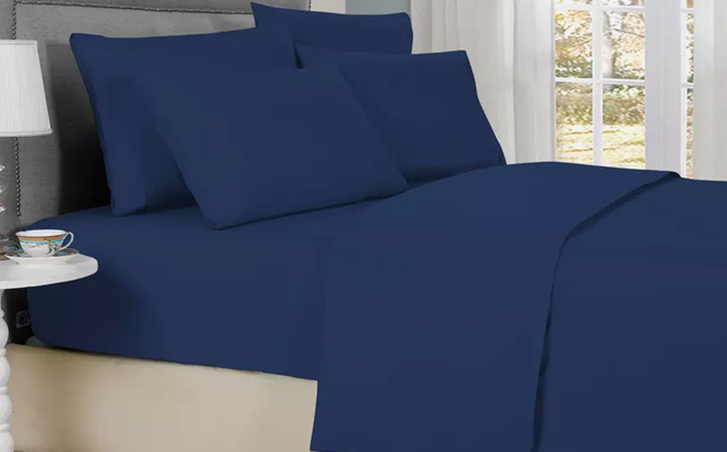 Bibb Home 6 Piece Bamboo Sheet Set Bibb Home 6 Piece Bamboo Sheet Set