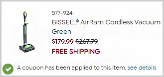 Bissell Vacuum at Checkout Bissell Vacuum at Checkout