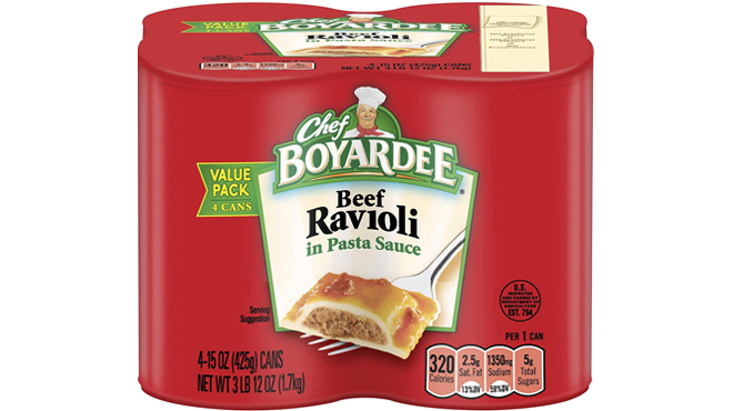 Chef Boyardee Beef Ravioli 4 Pack 15 oz Chef Boyardee Beef Ravioli 4 Pack 15 oz