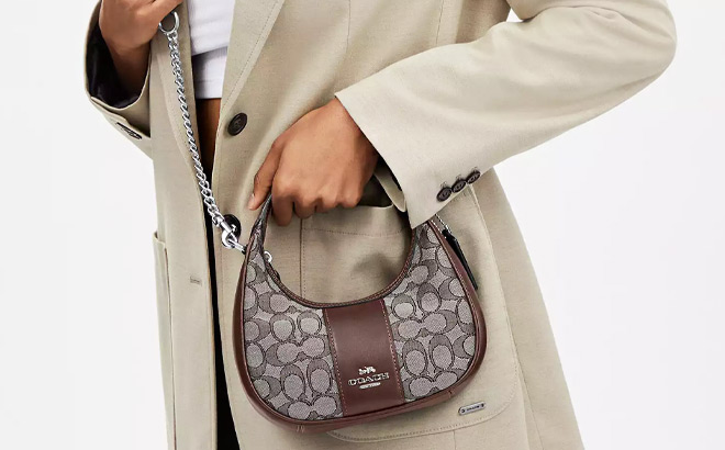 Coach Outlet Carmen Mini Crossbody In Signature Jacquard