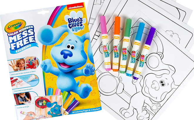 Crayola Color Wonder Blues Clues Coloring Book Crayola Color Wonder Blues Clues Coloring Book