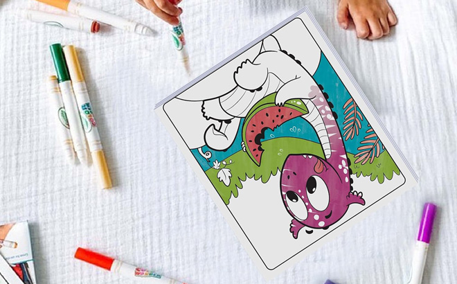 Crayola Color Wonder Dinosaur Coloring Book Crayola Color Wonder Dinosaur Coloring Book