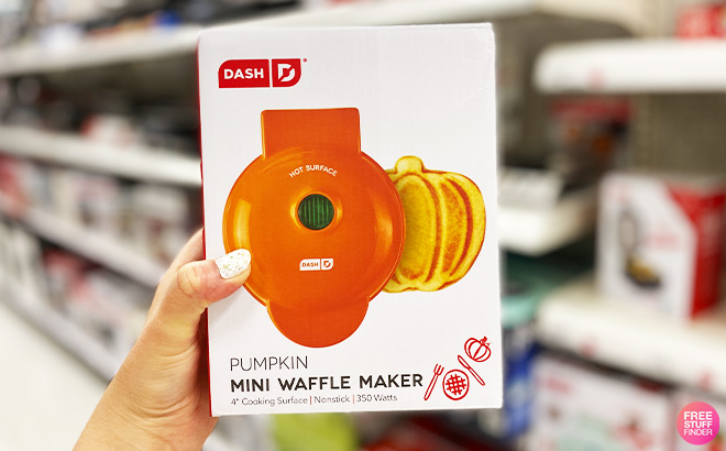 Dash Mini Pumpkin Waffle Maker Dash Mini Pumpkin Waffle Maker