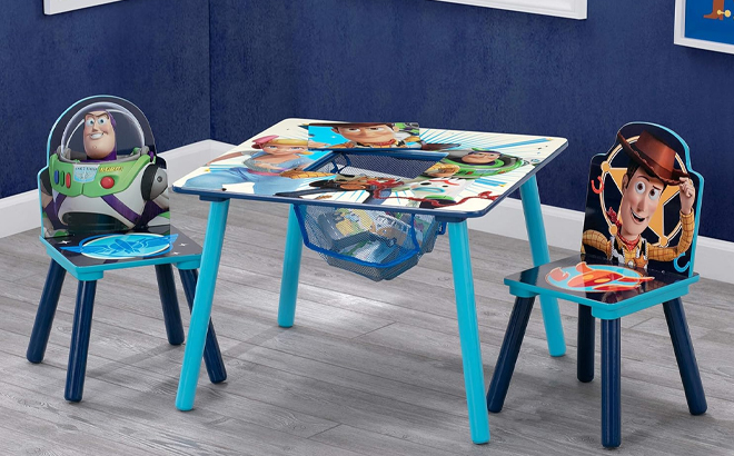 Delta Children Kids Toy Story 4 Table and Chairs Set Delta Children Kids Toy Story 4 Table and Chairs Set