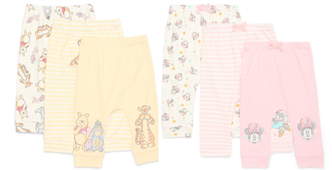 Disney Baby Wishes Dreams Baby Jogger Pants 3 Pack Disney Baby Wishes Dreams Baby Jogger Pants 3 Pack