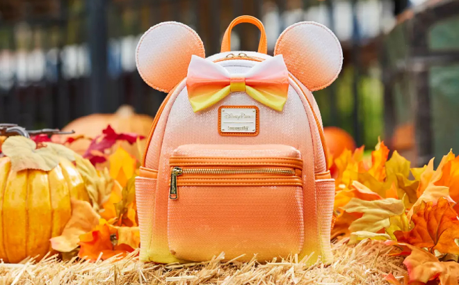 Disney x Loungefly Halloween Candy Corn Mini Backpack