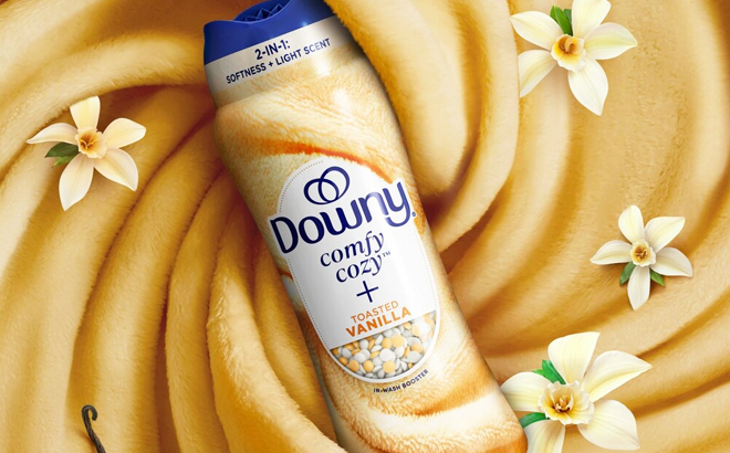 Downy In Wash Scent Booster Beads 5 9 oz in Toasted Vanilla Scent