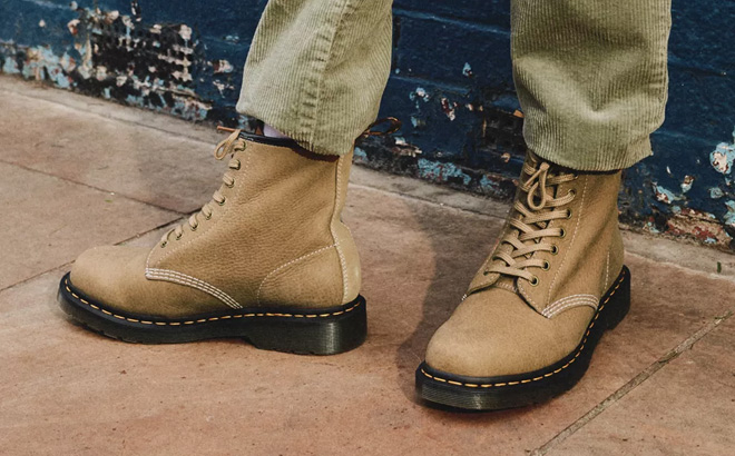 Dr Martens 1460 Tumbled Nubuck Leather Lace Up Boots Dr Martens 1460 Tumbled Nubuck Leather Lace Up Boots