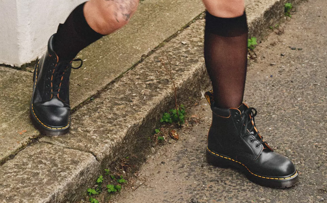 Dr Martens Womens 939 Vintage Smooth Leather Lace Up Boots Dr Martens Womens 939 Vintage Smooth Leather Lace Up Boots