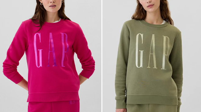 GAP Factory Relaxed Gap Logo Sweatshirt GAP Factory Relaxed Gap Logo Sweatshirt