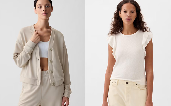 GAP Womens Cloudlight Oversized Cardigan GAP Womens Cloudlight Oversized Cardigan