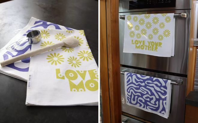 Global Good by To The Market Tea Towel Global Good by To The Market Tea Towel