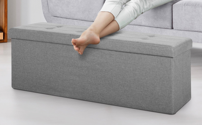 HomGarden Linen Storage Ottoman Bench HomGarden Linen Storage Ottoman Bench