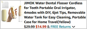 Jimok Dental Water Flosser Screenshot Jimok Dental Water Flosser Screenshot