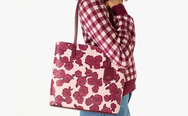Kate Spade Brynn Rose Florets Tote Kate Spade Brynn Rose Florets Tote