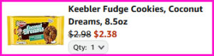 Keebler Fudge Cookies Checkout Screen Keebler Fudge Cookies Checkout Screen